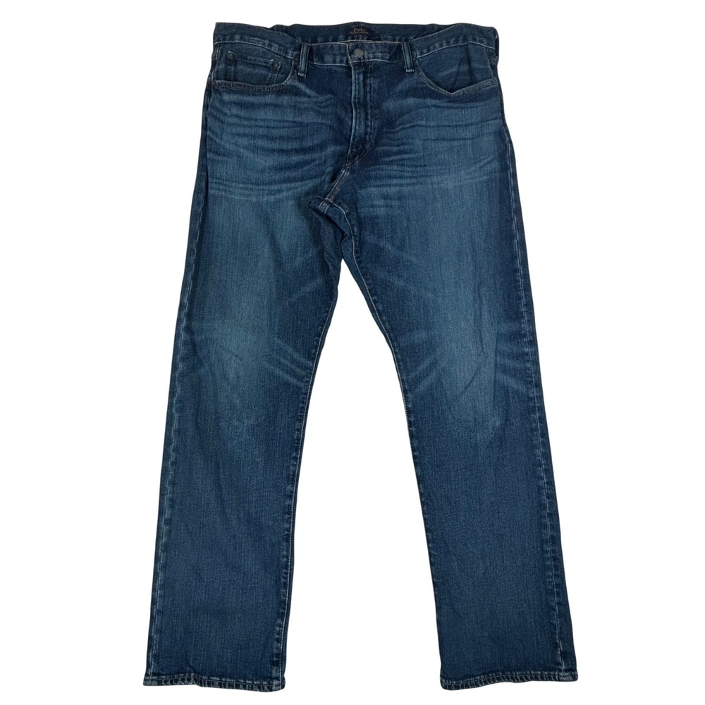 Polo Ralph Lauren Men's Hampton Relaxed Straight Blue Wash Jeans Size 38x32